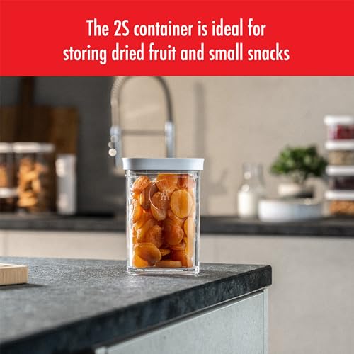 ZWILLING Fresh & Save Cube Boxes, Plastic, Airtight Dry Food Storage Container, Small Medium Height Cube, 2S Container, .87-qt - size: 1 Piece 2S