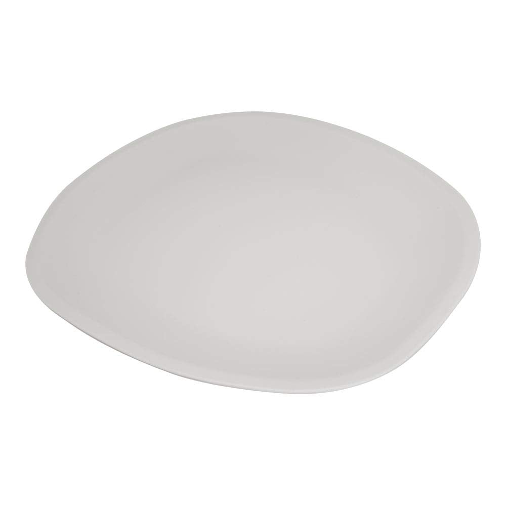 Carlisle FoodService Products Ridge Reusable Plastic Bowl Soup Bowl for Home and Restaurant, Melamine, 8 Ounces, Cement, (Pack of 24)