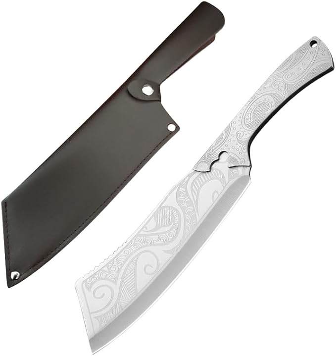 12.6 inch Machete, Professional Outdoor Survival Knife,Suitable for Jungle clearing, Camping,Gardening Cleaning, Ergonomic Anti Slip Handle