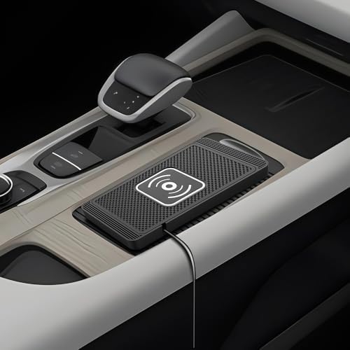 Wireless Charging Pad for Hyunda Ioniq 5 Slim Fast Power Charger Dock Non-Slip Mat Station Heat Dissipation Base Desktop Bedside Vehicle AccessoryUSA