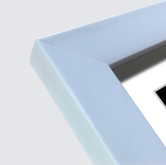 8x10 Picture Frame Set of 3 with Real Glass for Pictures 5x7 with Mat or 8x10 Without Mat, Wall Mounting or Tabletop display Photo Frames in White