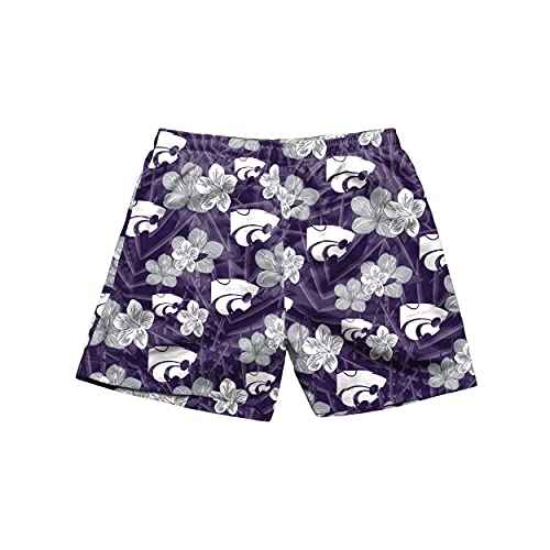 FOCO Men's Hibiscus Slim Fit 5.5" Suit Swimming Trunks