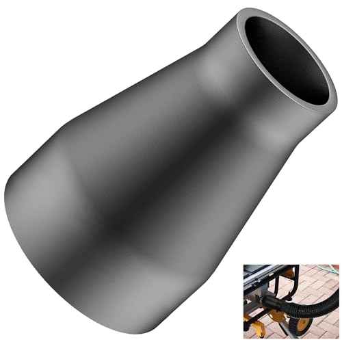 Table Saw Vacuum Adapter 2 1/2" Outlet | Dust Collection Adapter for DeWalt Table Saw DWE7491 DWE7485 - Easy to install, Black