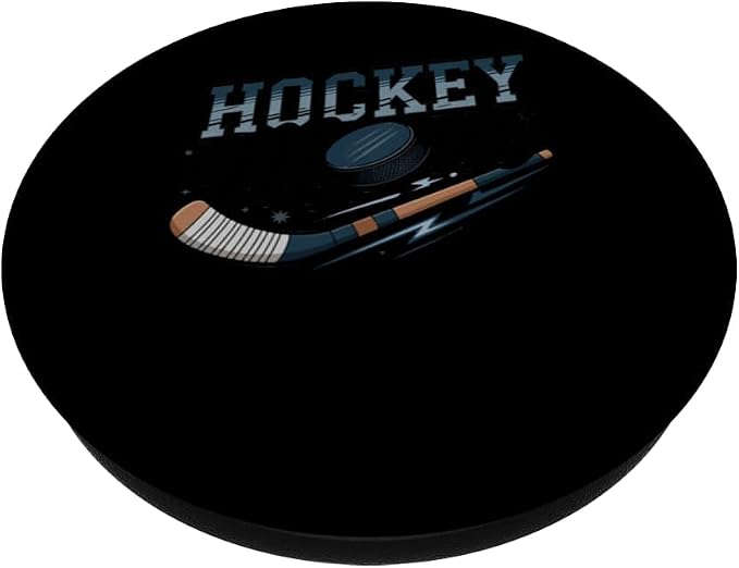 Hockey Mom Stylish Sports Parent Design PopSockets PopWallet for MagSafe