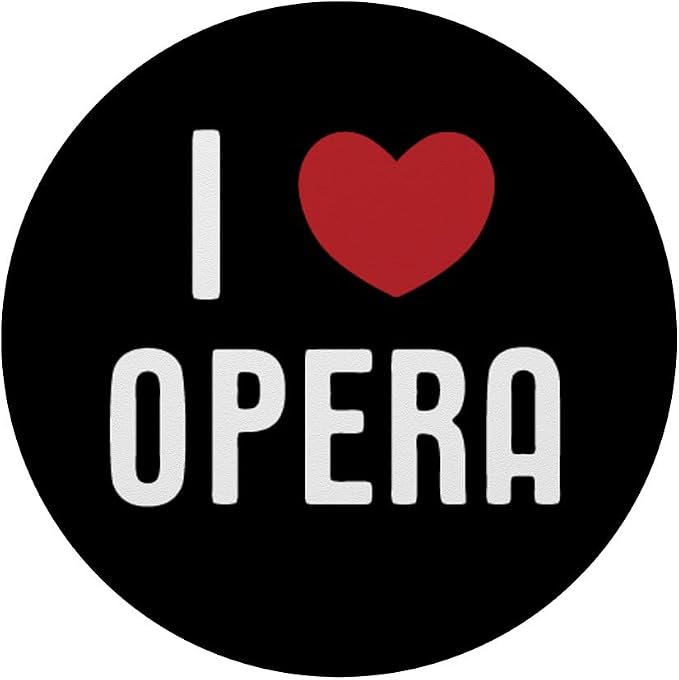 I Love Opera Gift PopSockets Adhesive PopGrip