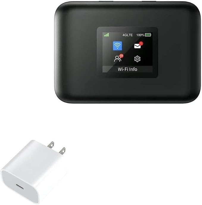 BoxWave Charger Compatible with Cricket Turbo Hotspot 3 - PD GAN miniCube (30W) 30W Tiny PD GAN Type-C Wall Charger - Winter White