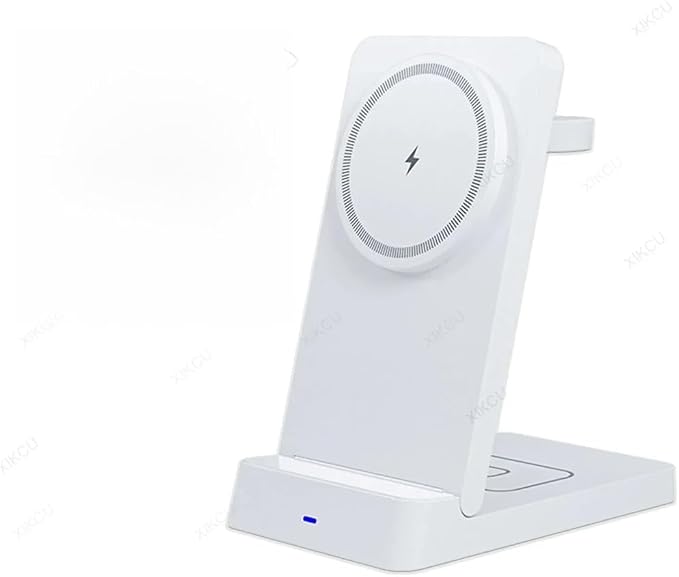 for Magsafe 3 in 1 Magnetic Wireless Charger for iPhone 17 16 15 14 13 12 Apple Watch Airpods Pro Foldable Fast Charging Station (Black)