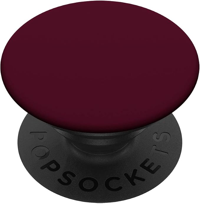 Cute Simple Minimalist Chic Burgundy Dark Wine Red PopSockets Adhesive PopGrip