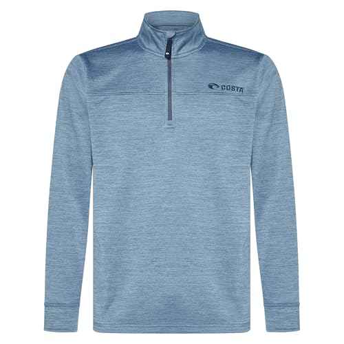 Costa Del Mar Men's Harbor Quarter Zip Fleece Sweatshirt