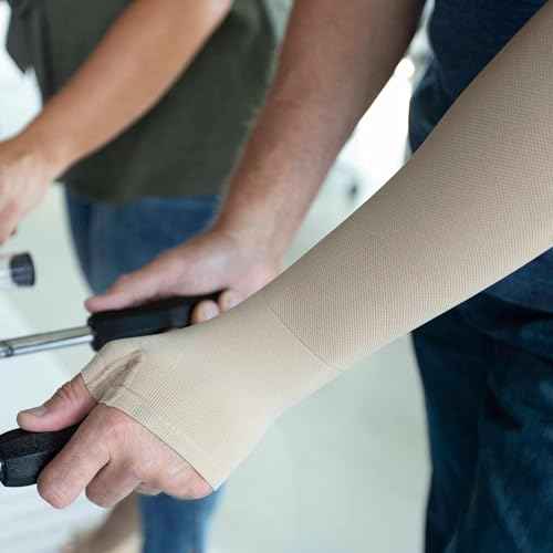 mediven Harmony Lymphedema Combination Compression Arm Sleeve and Gauntlet with Silicone Band 20-30 mmHg