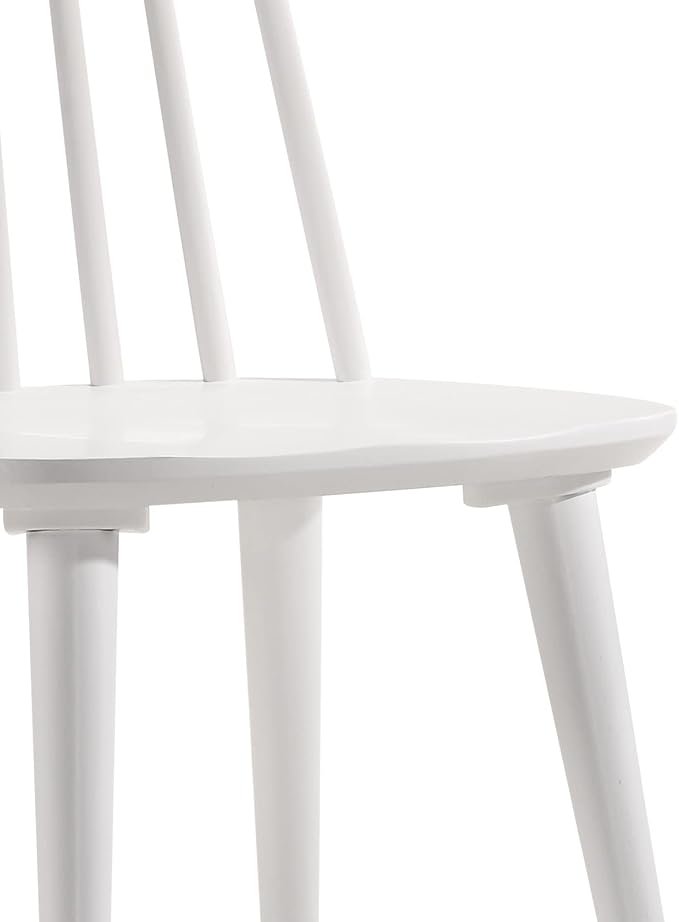 DUHOME Dining Chairs Set of 2 Wood Dining Room Chair White Spindle Side Kitchen Room Country Farmhouse Chairs White