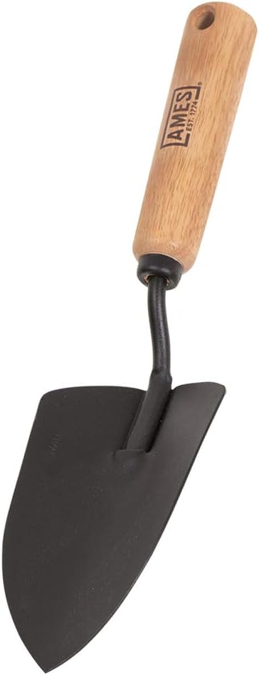 AMES 2446100 Tempered Steel Hand Trowel with Wood Handle, 13-Inch