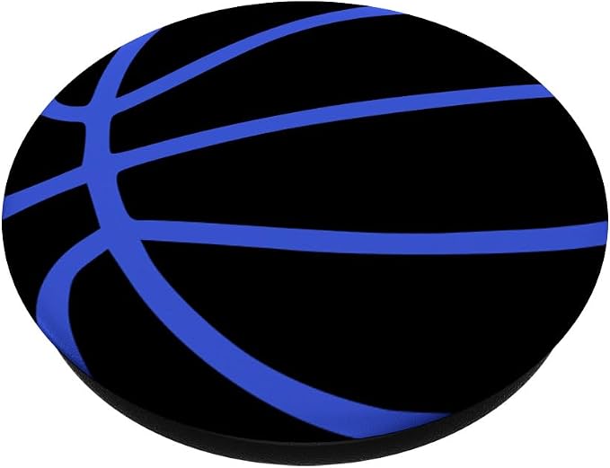 Black Blue Basketball PopSockets Adhesive PopGrip