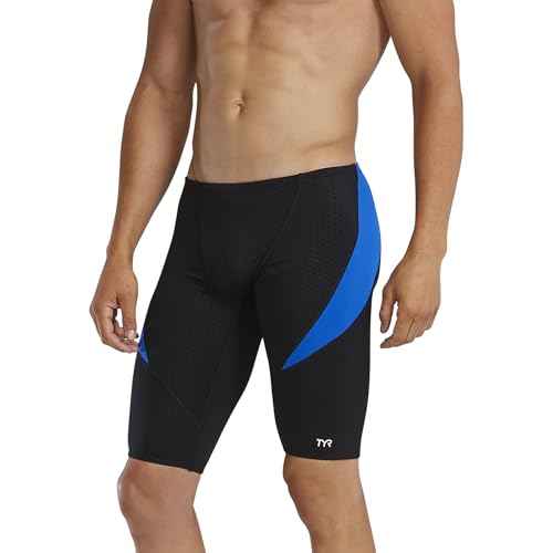 TYR Mens Durafast Elite Curve Splice Jammer Swimsuit