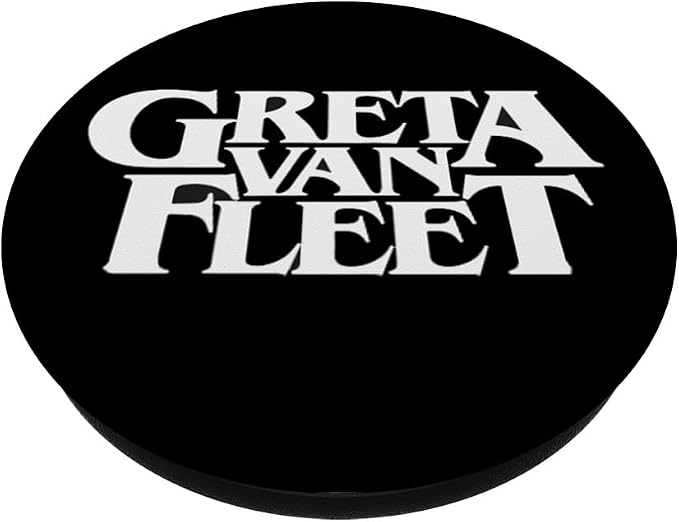Official Greta Van Fleet Band Logo Black PopSockets Standard PopGrip