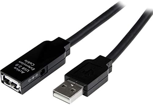 StarTech 3m Active USB 5Gbps Extension Cable USB-A M/F TAA | 3.0 repeater With AC power adapter Fully shielded USB 3.2 Gen1 Type-A USB Powered Blue LED status indicator