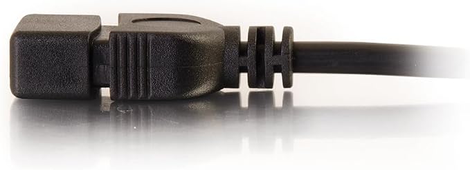 C2G 52107 USB A to A Long USB Extension Cable 6.56 Feet (2 Meters) Black (Pack of 2)