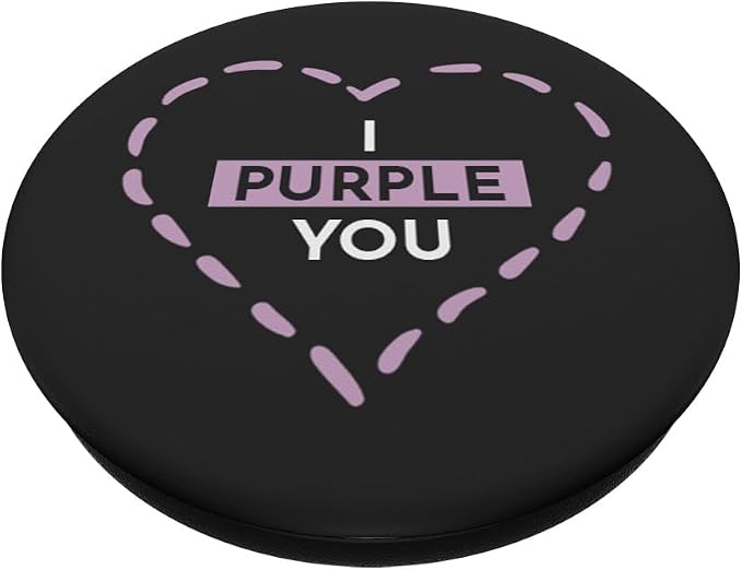 I Purple You Phone Grip Design for Kpop Fans PopSockets Adhesive PopGrip