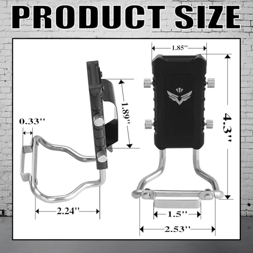 3 in 1 Magnetic Tool Holder, Drill Belt Clip Tape Measure Holder, Hammer Holder, for Nails, Hammer, Spanner and Any Magnet Hardware, for Drill, Nailer, Tape Measure, or Tools with Hanger Clips
