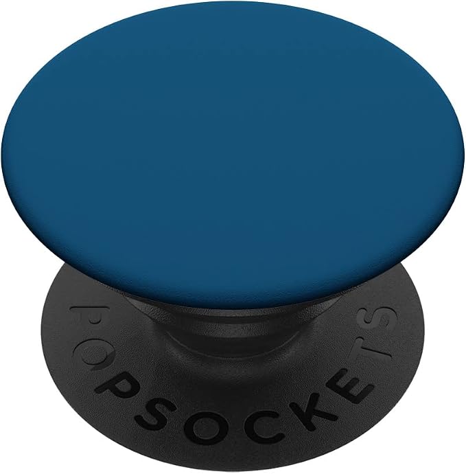 Cute Simple Minimalist Color Ocean Blue PopSockets PopWallet for MagSafe