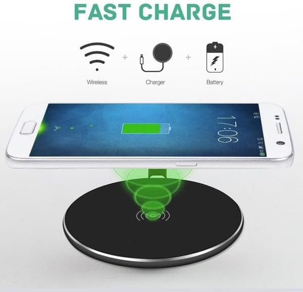 Wireless Charger Fast 7.5W and 10W Compatible with T-Mobile REVVL 7 PRO 5G Charging Pad Slim