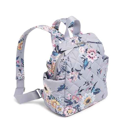 Vera Bradley Performance Twill Convertible Small Backpack, Parisian Bouquet