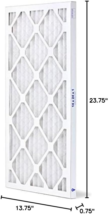 14x24x1 Furnace Filter MERV 11 PREMIUM ALLERGY Pleated Furnace Air Filter