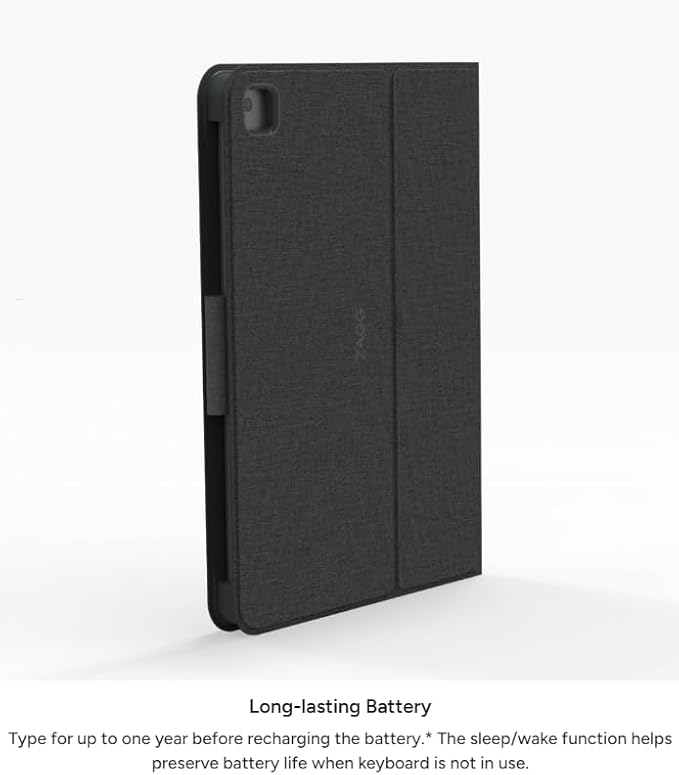 ZAGG - Messenger Folio 2 - Tablet Keyboard &amp Case for 10.2-inch iPad 10.5-inch iPad/Air 3