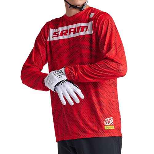 Troy Lee Designs - Skyline AIR LS Jersey; SRAM Roots Fiery RED 2X
