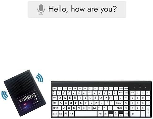 Talking Large Print Keyboard | AAC Communication Device | USB Keyboard with Large Print | Speech Generating Affordable Device for Assistive Speaking