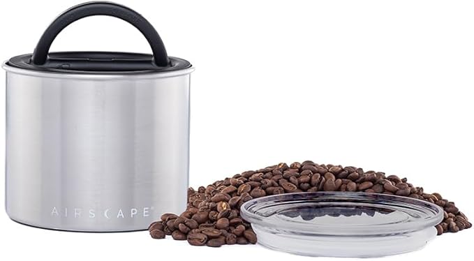 AirScape Planetary Design Stainless Steel Coffee Canister | Food Storage