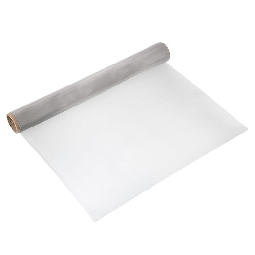 uxcell 150 Mesh 48" x 16" Woven Wire Mesh, 304 Stainless Steel Air Vent Filter