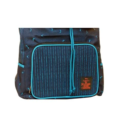 Loungefly Nightmare Before Christmas Boogie's Boys - Lock, Shock and Barrel Canvas Slouch Backpack
