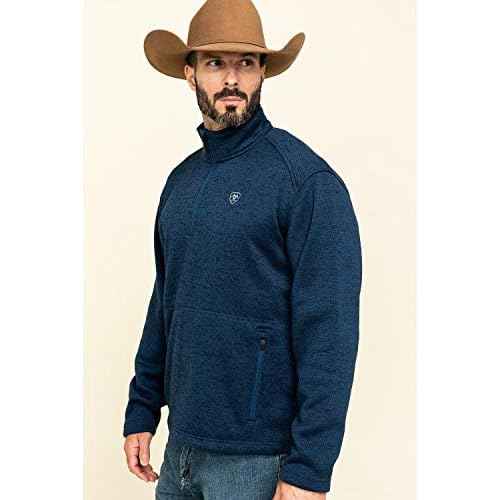 Ariat Men's Caldwell Logo 1/4 Zip Sweater