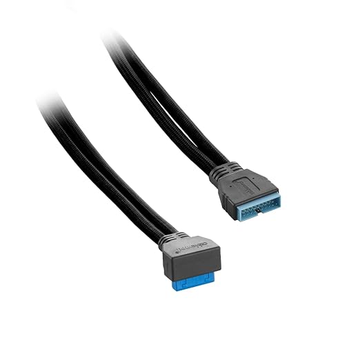 CableMod ModMesh Sleeved Internal USB 3.0 (Black 50cm)