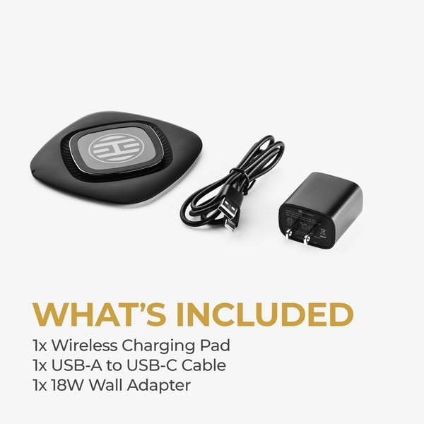 Halo Wireless Charging Pad - Black