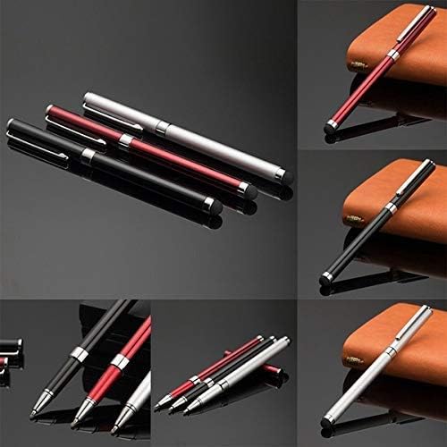 PRO Stylus + Pen Works for Micromax Canvas Doodle 3 with Custom High Sensitivity Touch and Black Ink! [3 Pack - Silver Red Black]