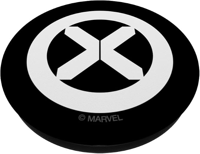 Marvel X-Men House of X Power of X Logo in White PopSockets Adhesive PopGrip