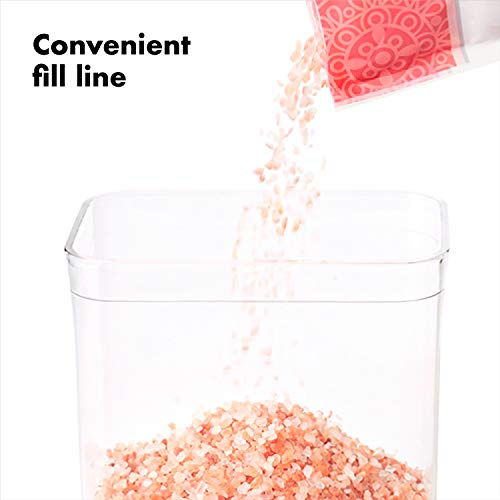 OXO Good Grips POP Container, 1.2 Qt - Rectangle - Pasta, Transparent - color: White, size: 1.2 Qt - Rectangle