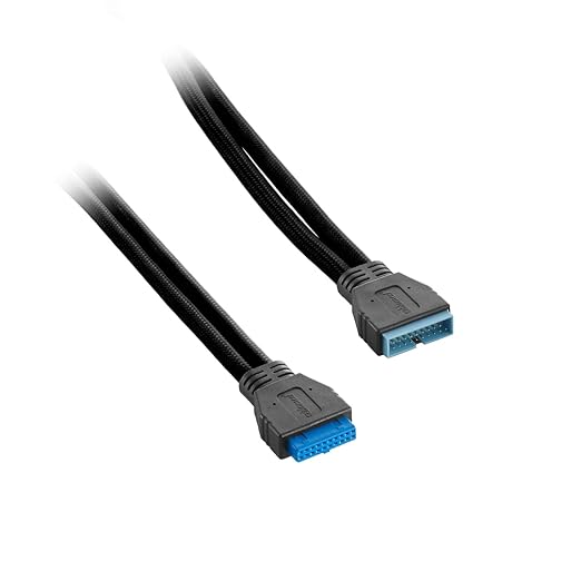 CableMod ModMesh Sleeved Internal USB 3.0 (Black 50cm)