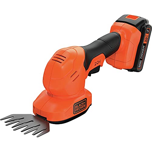 BLACK+DECKER 20V MAX* POWERCONNECT 3/8 in. Cordless Shear Shrubber Kit (BCSS820C1)