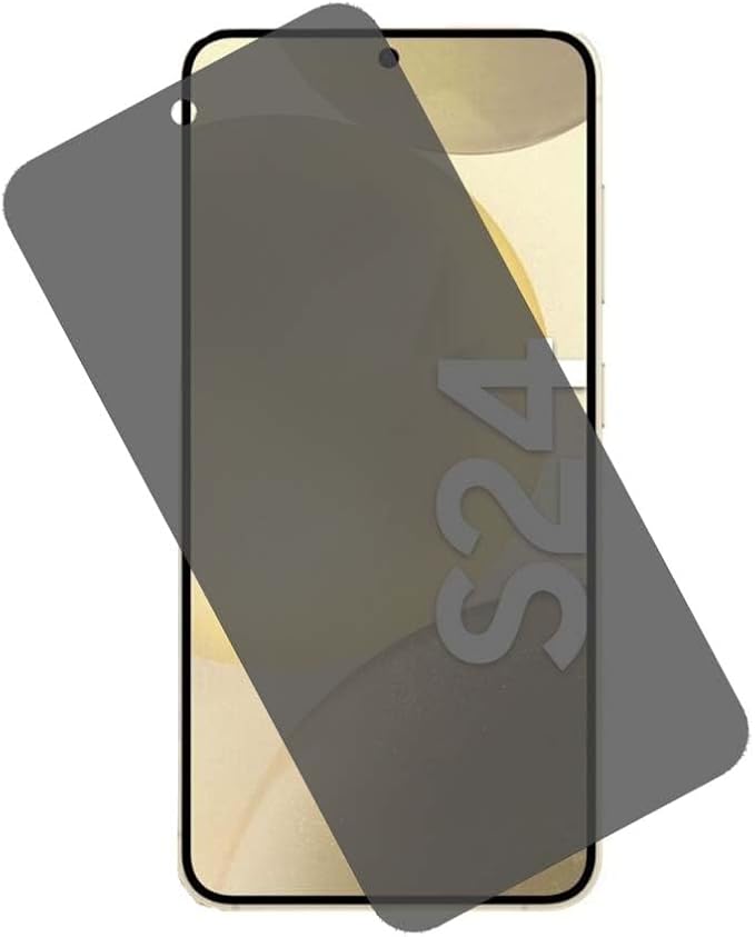 [2 Pack For Samsung Galaxy S24 Privacy Anti-spy Soft Film Screen Protector Fingerprint Unlock