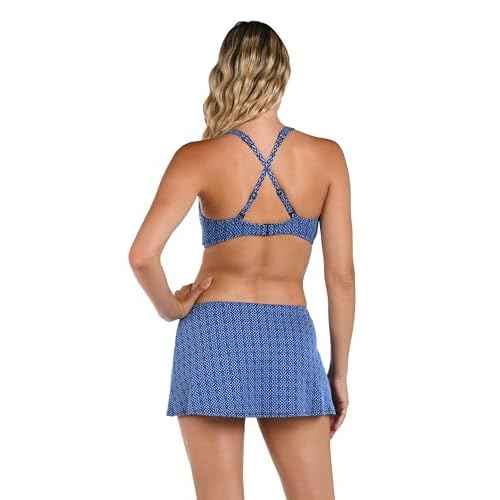La Blanca Womens Over The Shoulder Swimsuit Top