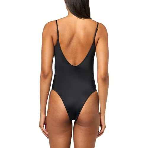 HUGO Women's Standard Pure Small Logo Swimsuit