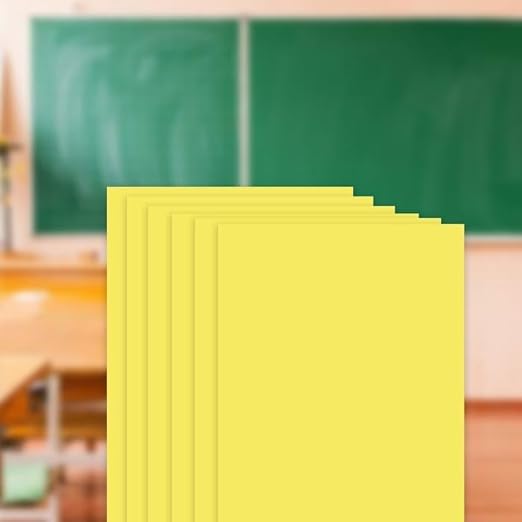 School Smart 085543 Folding Bristol Tagboard,Yellow, 12" W x 18" L (Pack of 100)