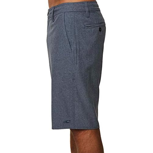 O'NEILL Men's 21 Inch Loaded Heather Hybrid Shorts - Water Resistant Mens Shorts with Quick Dry Stretch Fabric and Pockets