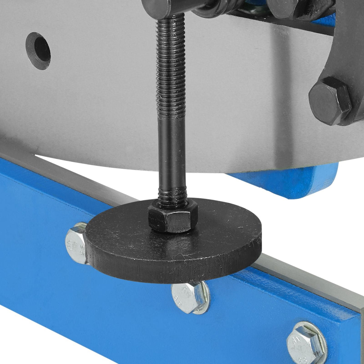 5" Manual Hand Plate Shear for Metal Sheet Processing, HS-5 Benchtop Cutter with Q235 Material, for Crafts Thick Steel Crafting, Heavy Duty Roll Press Machine for Builders, DIY Enthusiasts