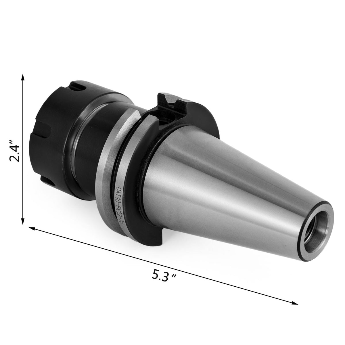 5 PCS Collet Set, CAT40 ER32 Collet Chuck, for CNC Engraving Machine & Milling Lathe Tool (CAT40 ER32)