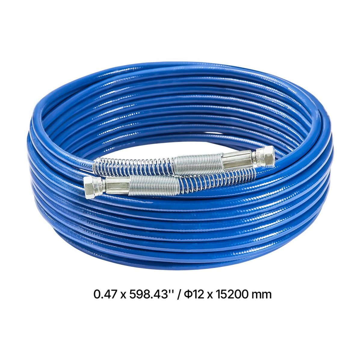 50ft Airless Paint Sprayer Hose, 1/4 in Universal Airless Paint Spray Hose, 4350 PSI High Pressure Flexible Airless Sprayer Hose, Multi-Layer Reinforced Steel Wire Braid Hose for Paint Sprayer