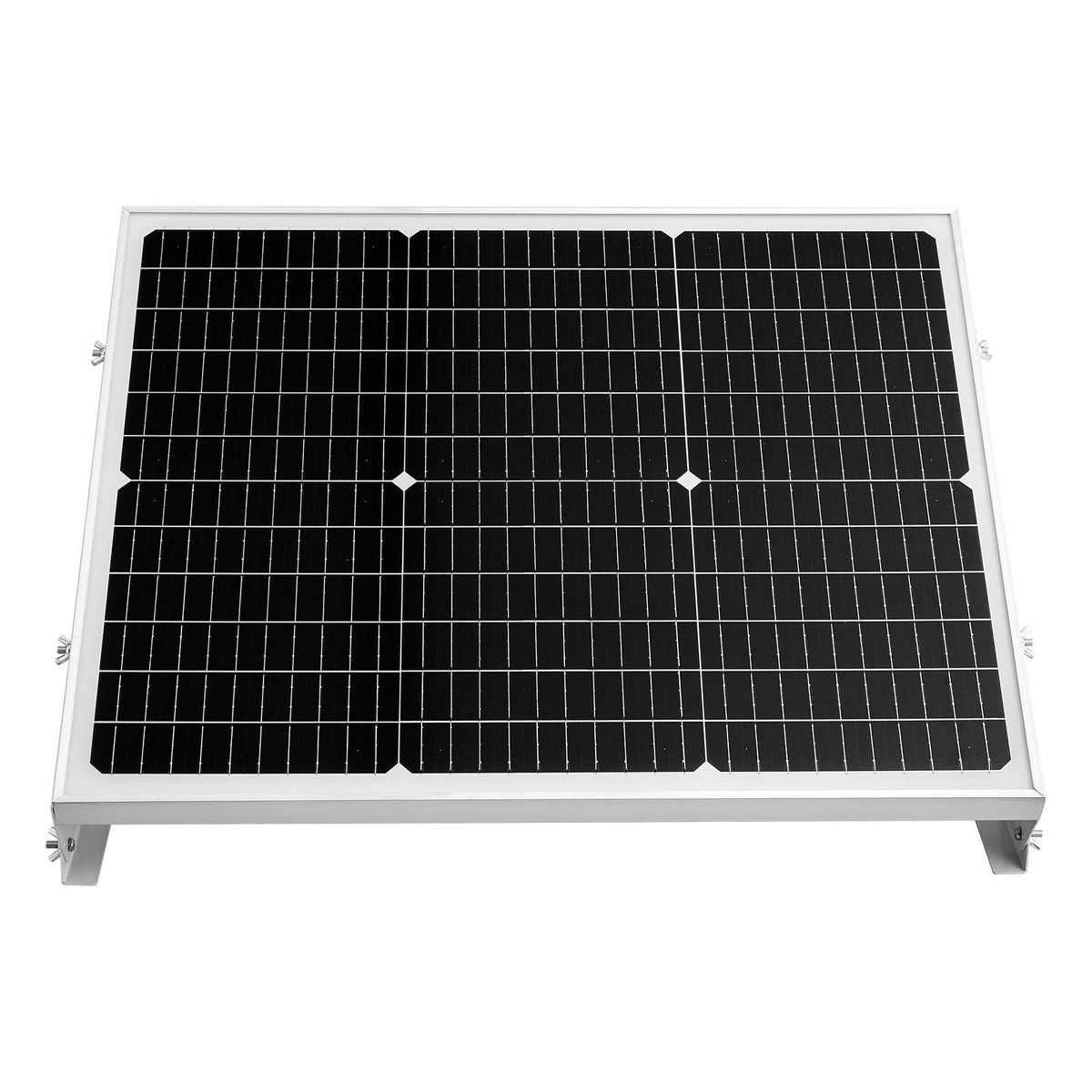50W 12V Solar Battery Trickle Charger Maintainer, Mono Solar Panel Battery Charger with Upgraded MPPT Controller & Adjustable Mount Bracket, IP65 Waterproof for Car Boat RV Trailer House Roof